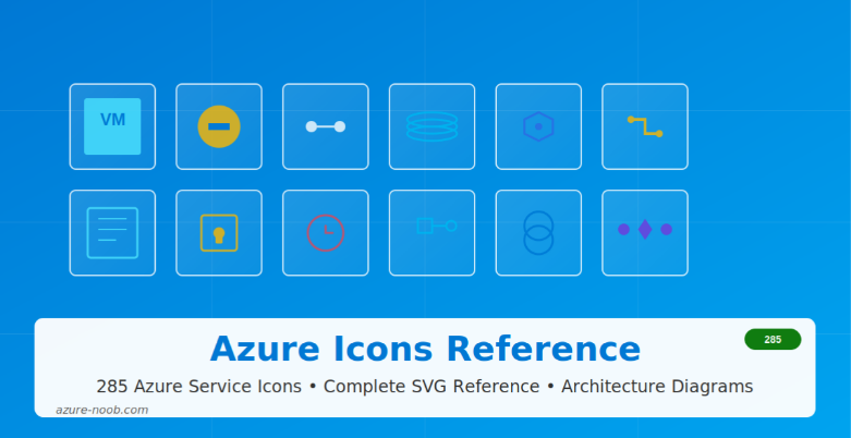 Azure Icons Reference - All 284 Icons Searchable