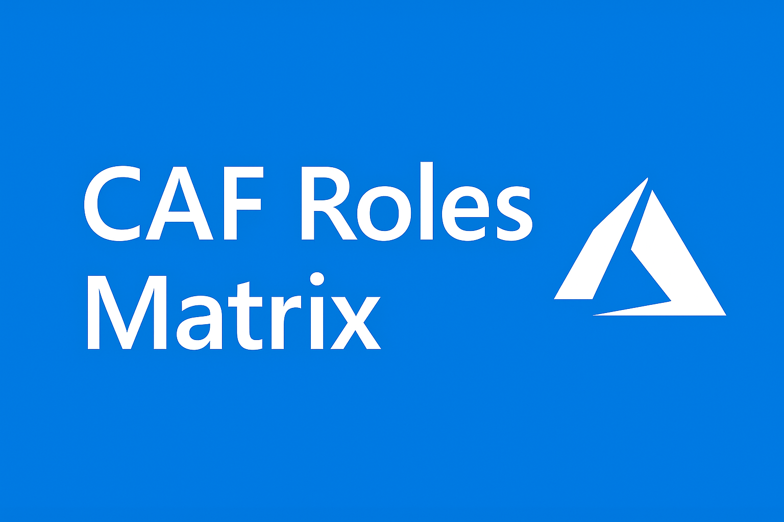 IT Roles & Responsibilities — The Practical Matrix