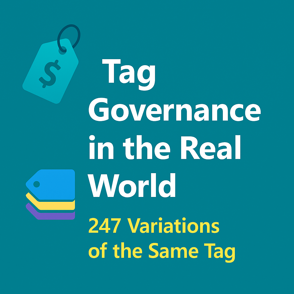 Azure Tagging Best Practices: The $2.3M Tag Mess (247 Variations of One Tag)